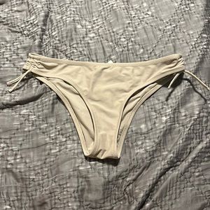 Aerie cheeky bikini bottoms size M tan